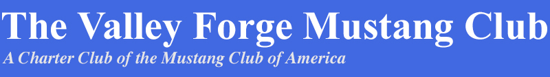 Valley Forge Mustang Club Forums
